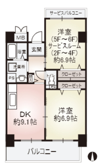 【間取り】 | ノーブルコート