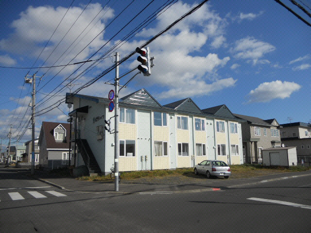ポプラハイツの駐車場
