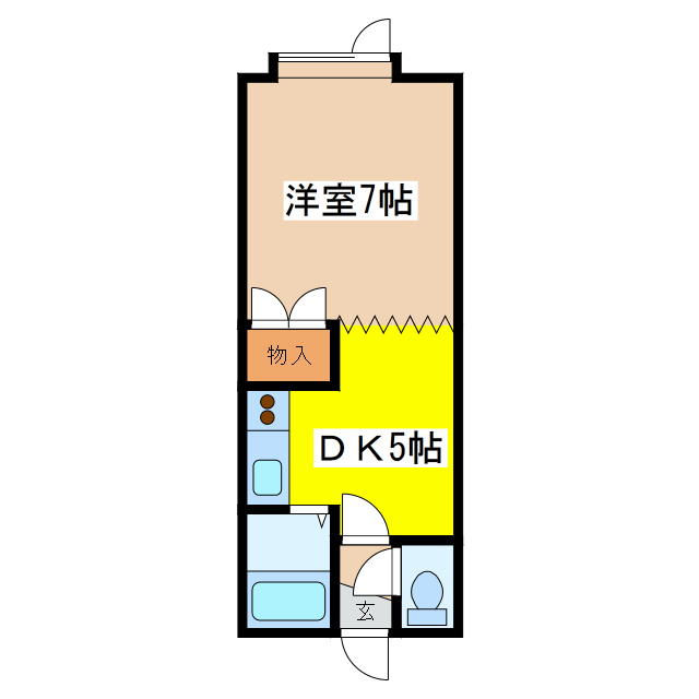 ポプラハイツの間取り