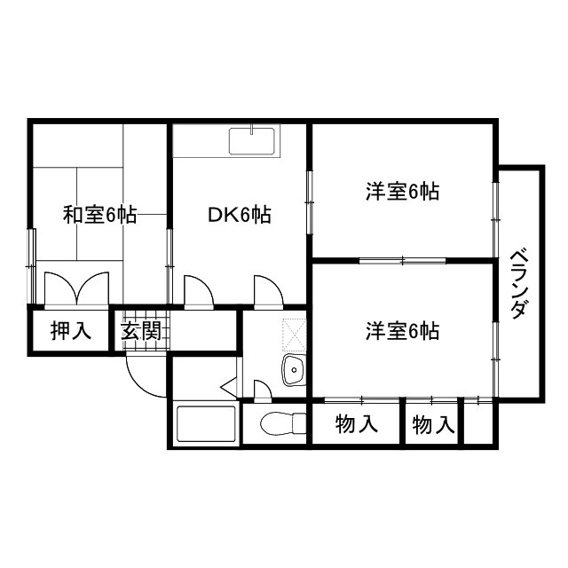 DENわたらせの間取り