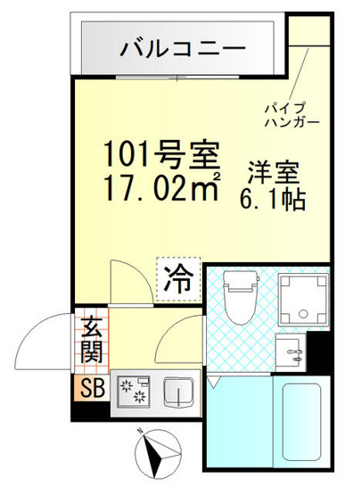 【間取り】 | Ｖａｌｌｅ　Ｆｅｌｉｚ雑色