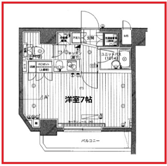 【間取り】 | ルーブル錦糸町弐番館
