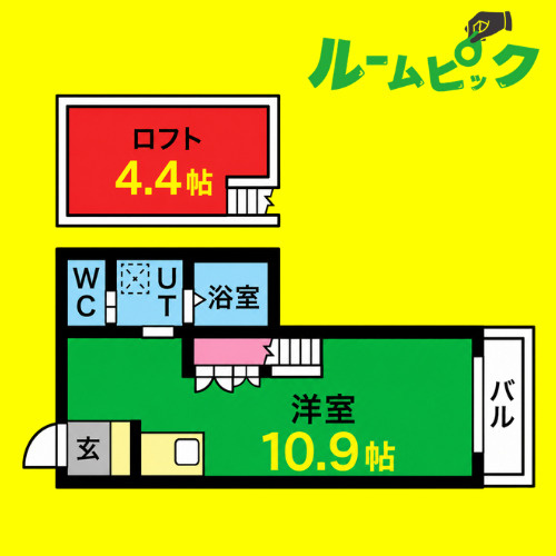 Estudio南脇　名古屋市賃貸　仲介手数料無料の間取り