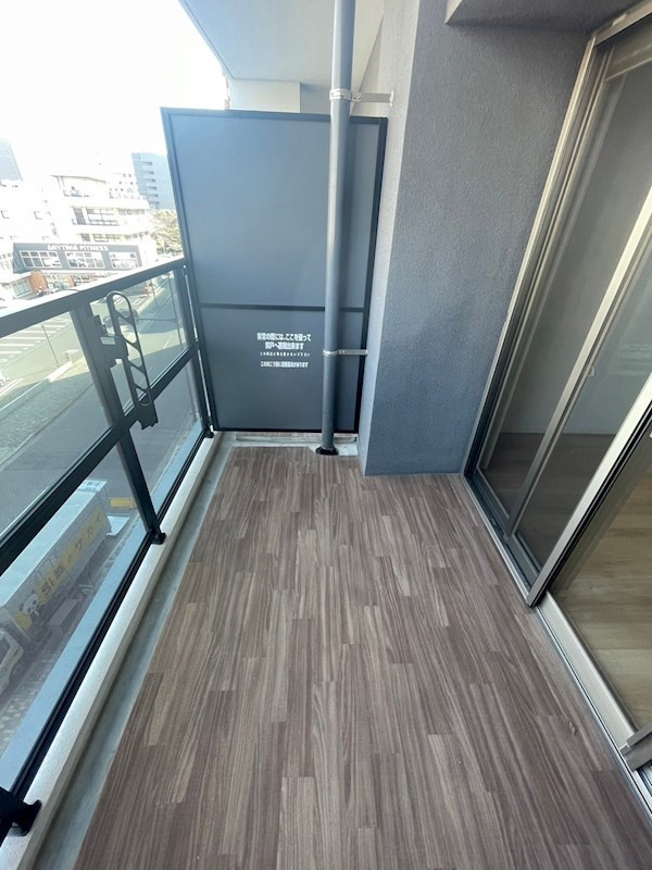 コンプレート金田のバルコニー