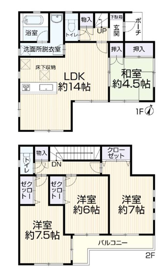 【間取り】 | さいたま市北区奈良町80-10