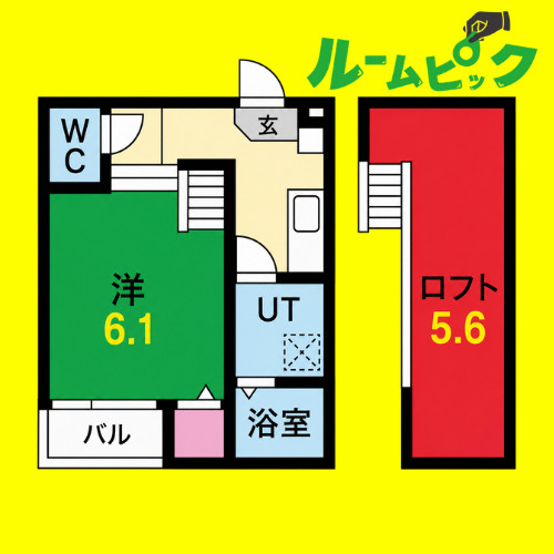 VILLETTA SASASHIMA　名古屋市賃貸　仲介手数料無料の間取り