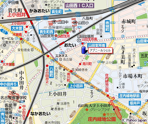 アヴニール・シエルの地図