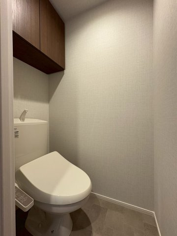 DIPS西新井のトイレ|落ち着いた色調のトイレです