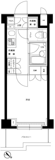 【間取り】 | ルーブル目黒不動前