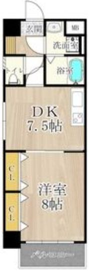 セントアミール南久宝寺の間取り