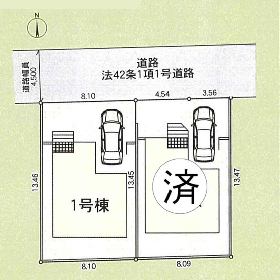 【区画図】 | 新築一戸建て「小田原市中里第17」