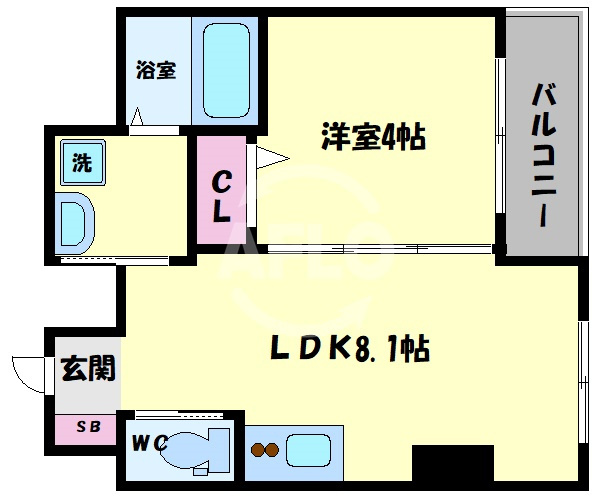 FDS VALORの間取り|FDS VALOR　開放感のある間取り
