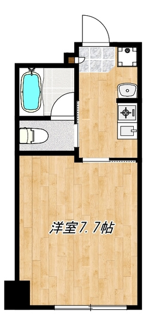 ＫＳ・ＤｉＯの間取り|単身者向けの１Kのお部屋です☆