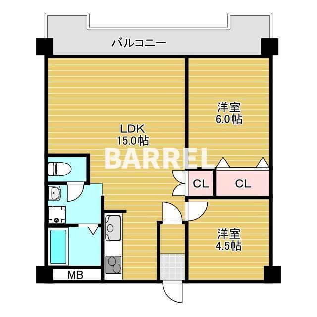 クローバーメゾン千里山の間取り