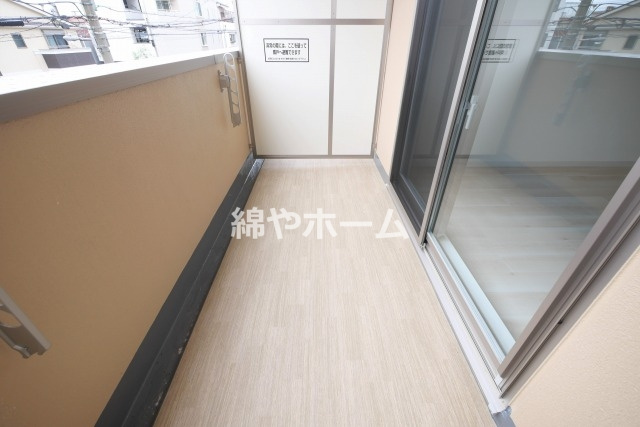 レクラン神路 のバルコニー|陽当たり良好なバルコニーです
