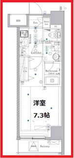 【間取り】 | アンベリール青戸