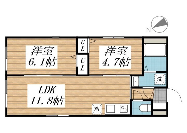 【間取り】 | creal高田馬場Ⅲ
