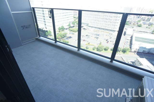 RJRプレシア熊本駅前のバルコニー