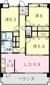 コンフォート園原の間取り