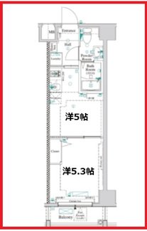 【間取り】 | アンベリールマーロ北綾瀬Ｉ