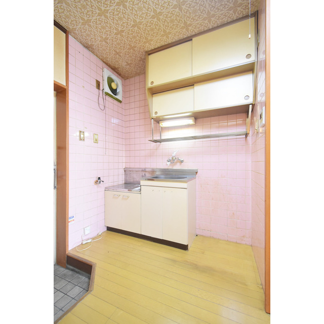 大石ハイツのキッチン|キッチンでお料理をお楽しみください