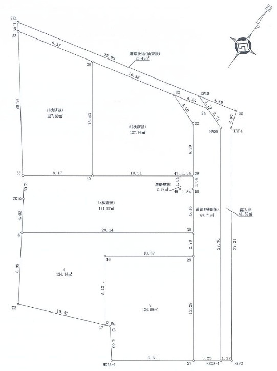 売地 清瀬市下宿２丁目の土地図