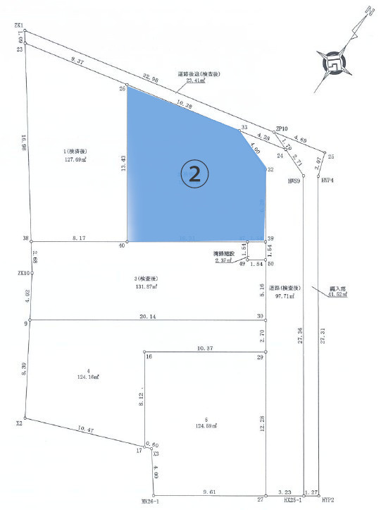 売地 清瀬市下宿２丁目の土地図