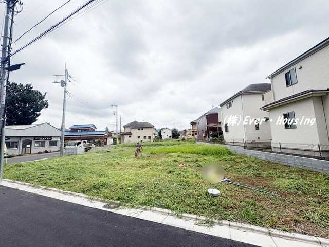 売地 清瀬市下宿２丁目の前面道路含む現地写真