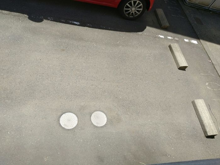 グリーンコートの駐車場