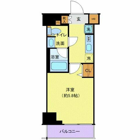 【間取り】 | クレヴィスタ品川西大井Ⅱ
