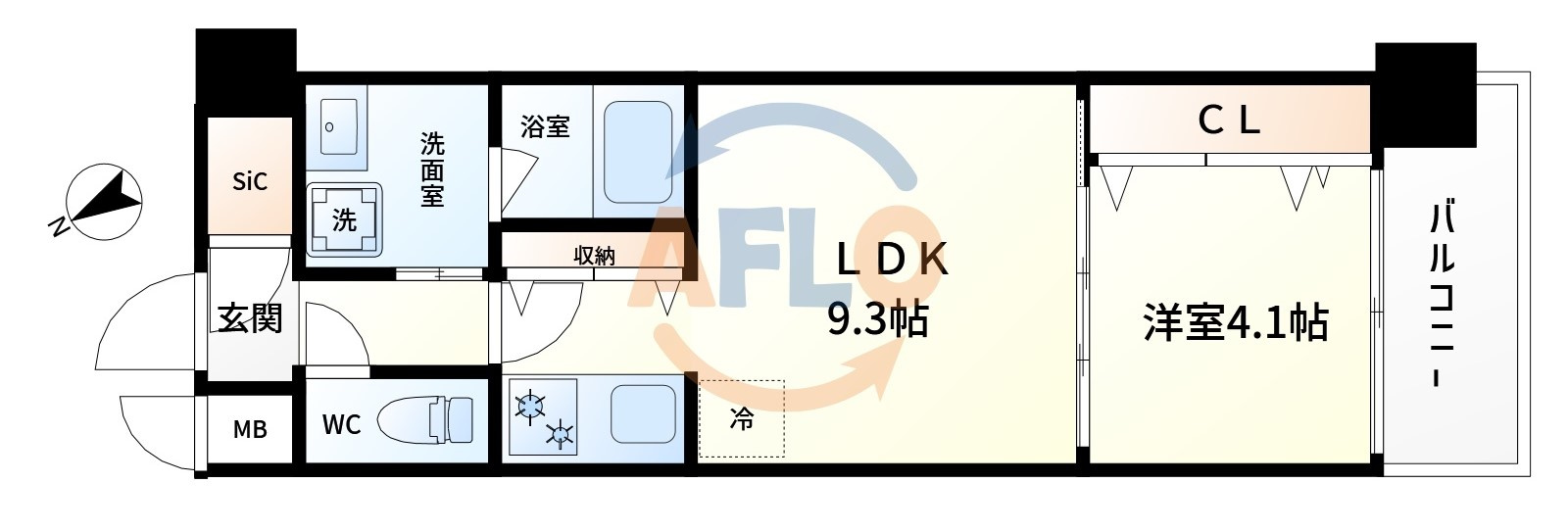 スプランディッドエイトの間取り