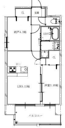 グランステディ城東中央の間取り
