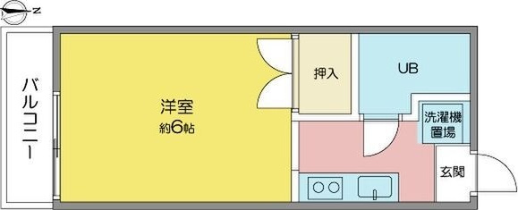シティハイム大橋IIの間取り