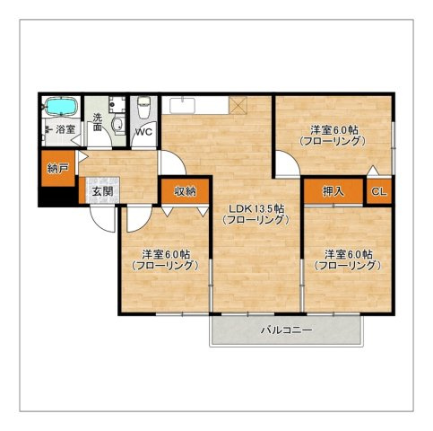 モントーレ21の間取り