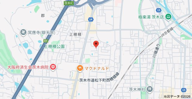 コージーコートの地図