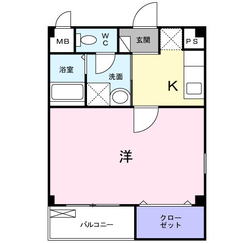 コージーコートの間取り