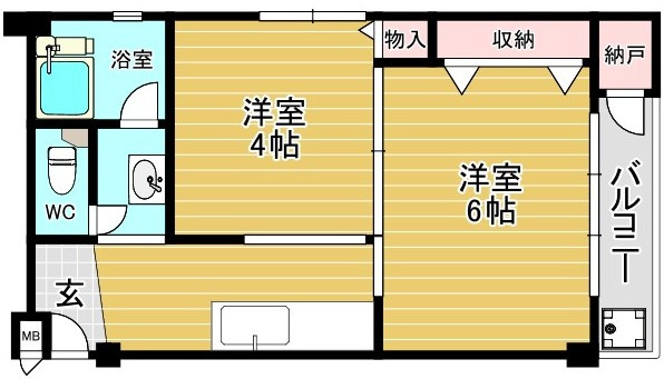 大協ビルの間取り