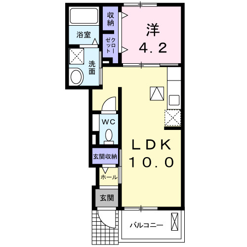エクレールリブレの間取り