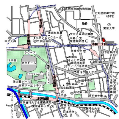 【地図】 | パークアクシス本郷の杜