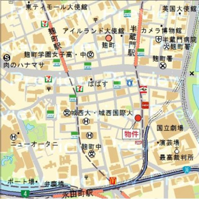【地図】 | レフィール半蔵門