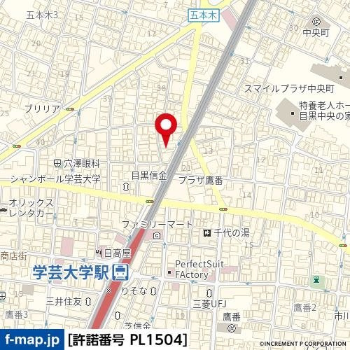 ユースフル学芸大の地図