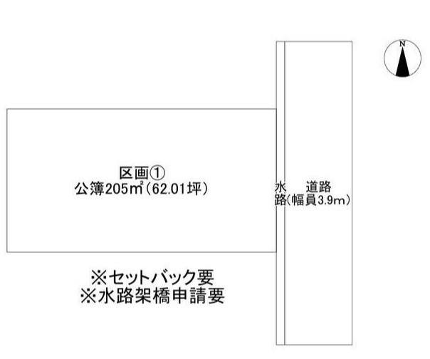 庄内町4丁目　売土地の土地図
