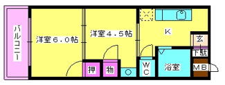 【間取り】 | 秋吉第２ビル