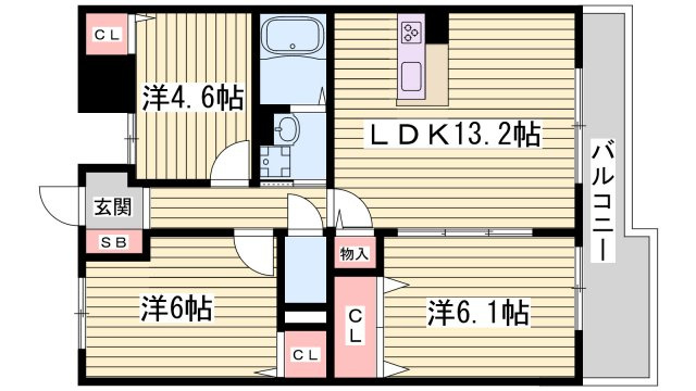 サンヴィラ24の間取り