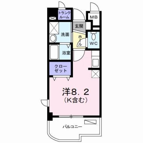 コートライブリーＮの間取り