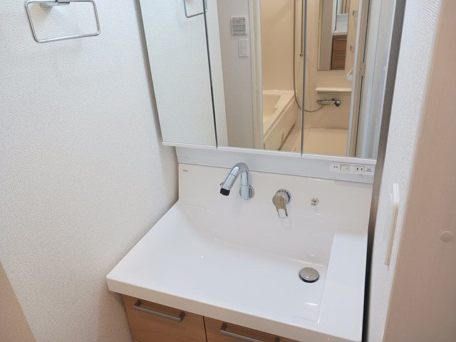 サンリッツ　元吉田の洗面所|コンパクトで使いやすい洗面所