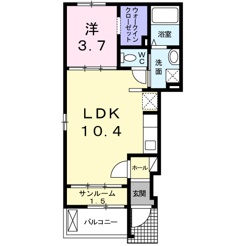 プランドールの間取り