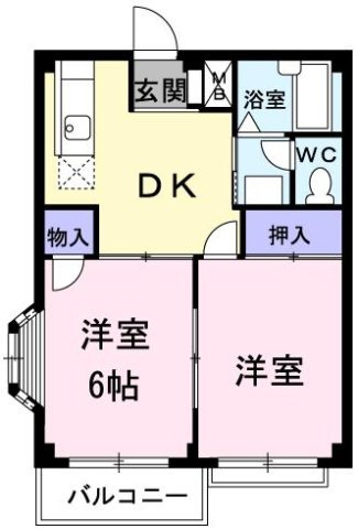 アパート光陽の間取り