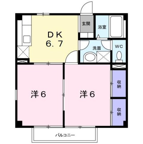 エステートハイツの間取り