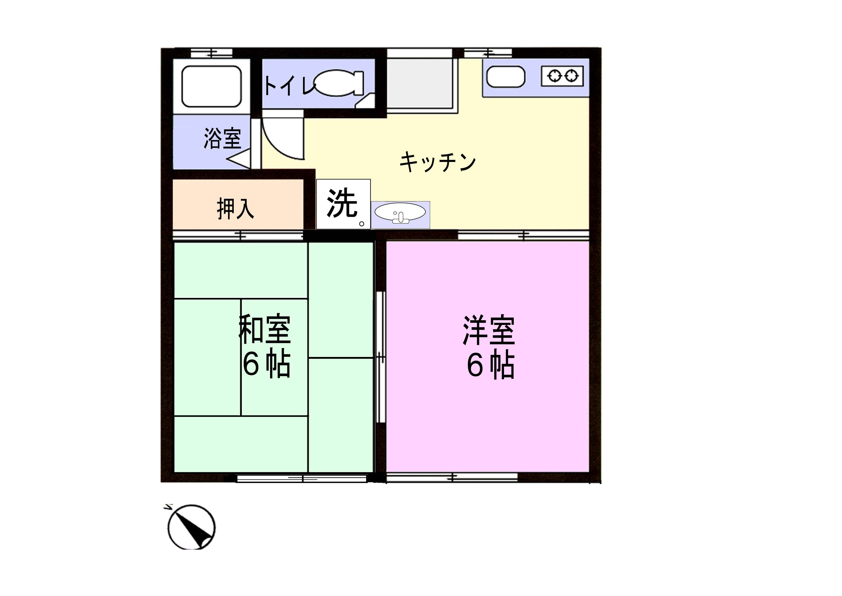 パビリオン三松1番館の間取り